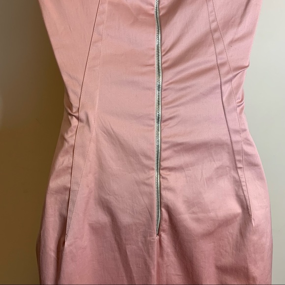 D&G Dolce and Gabbana Blush Pink Bodycon Dress - Picture 7 of 16